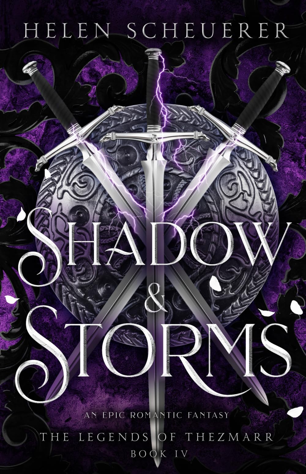 Shadow & Storms: An epic romantic fantasy (The Legends of Thezmarr, Band 4)