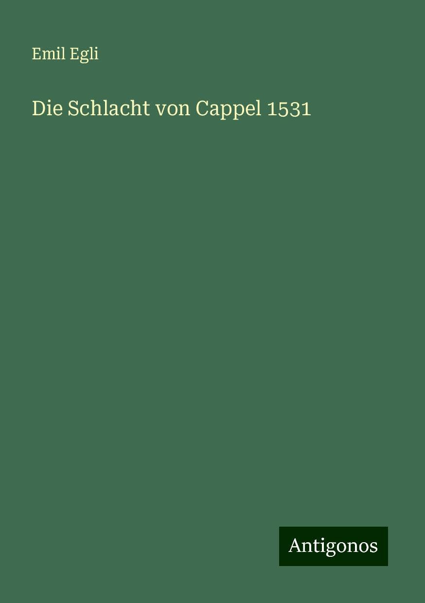 Die Schlacht von Cappel 1531