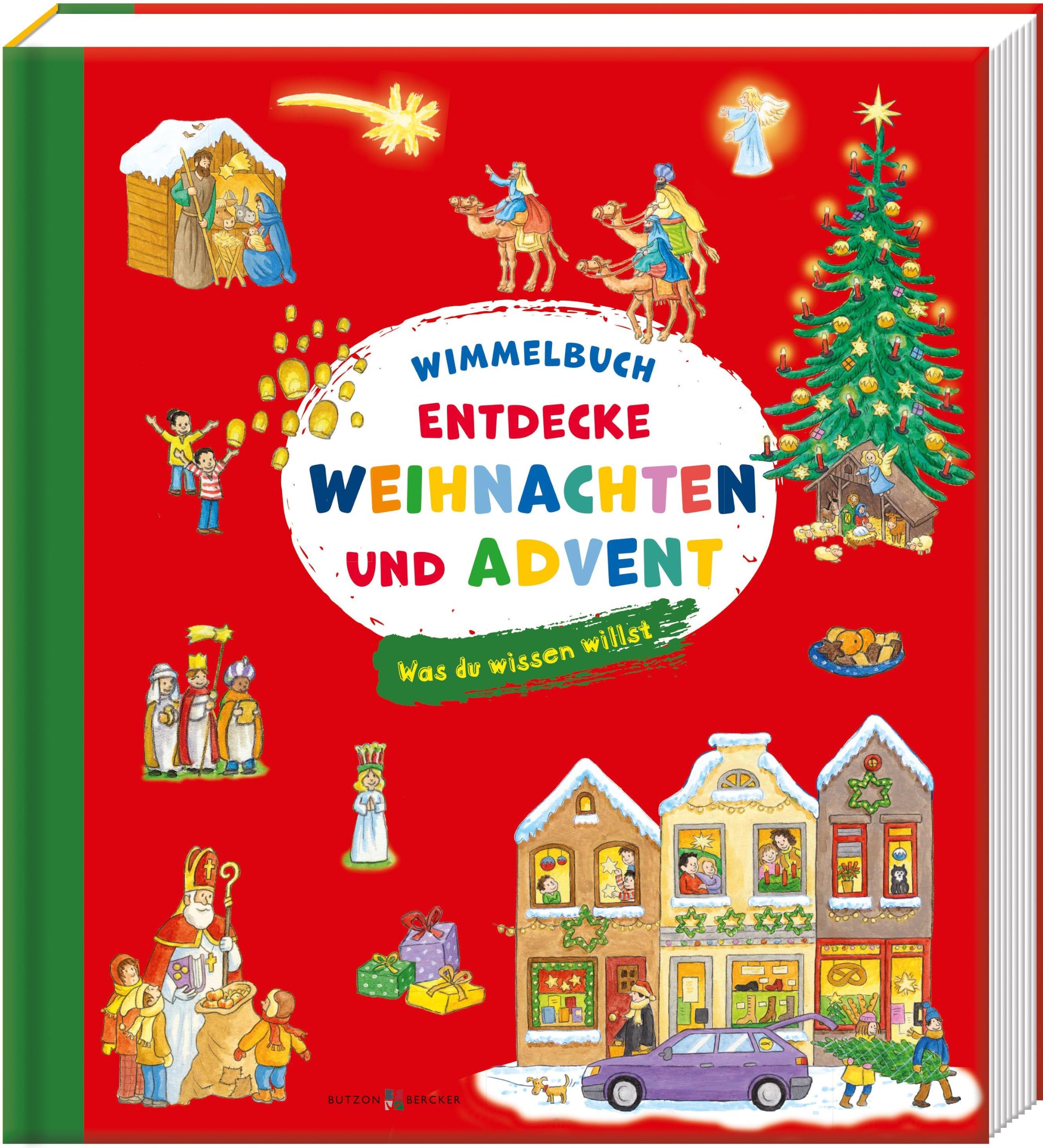 Entdecke Weihnachten und Advent: Was du wissen willst. Wimmelbuch