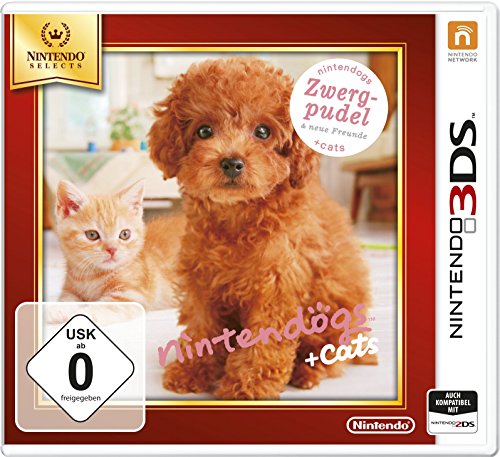 Nintendo 3ds Nintendogs Toy Poodle + Neuf Friends Selects