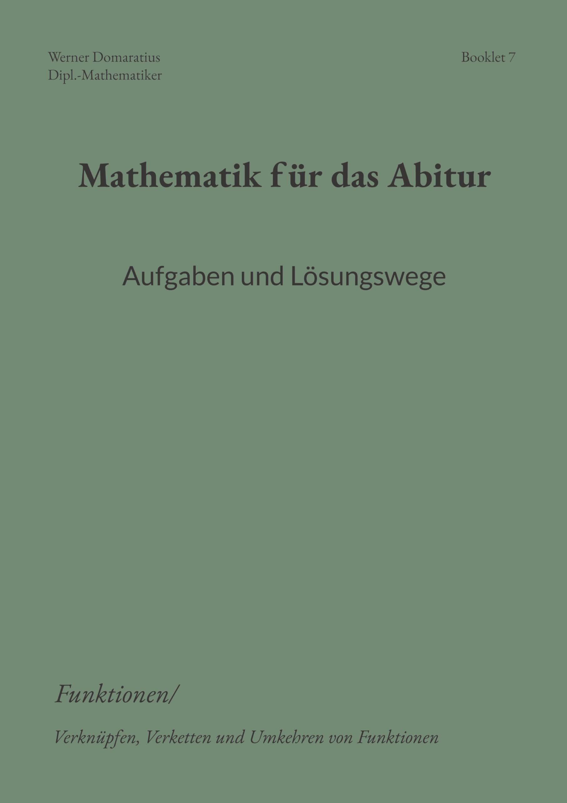 Mathematik für das Abitur