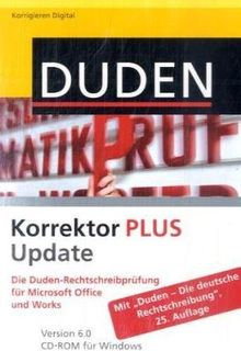 Duden Korrektor PLUS Update 6.0. Windows Vista; XP; 2000