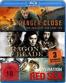 Kriegsfilm-Box: Danger Close, Dragon Blade & Operation Red Sea [Blu-ray]