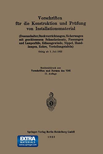 Vorschriften für die Konstruktion und Prüfung von Installationsmaterial: Dosenschalter, Steckvorrichtungen, Sicherungen mit geschlossenem ... Nippel, Handlampen, Rohre, Verteilungstafeln
