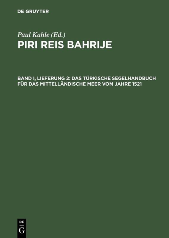 Text, Kapitel 29 - 60 (Piri Reis Bahrije – Das türkische Segelhandbuch für das Mittelländische Meer vom Jahre 1521)