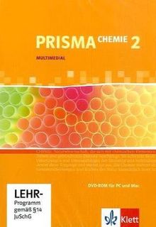 Prisma Chemie 2multimedial. CD-ROM für Windows XP; 2000 und Mac von Klett | Software | Zustand sehr gut
