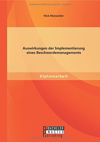 Auswirkungen der Implementierung eines Beschwerdemanagements
