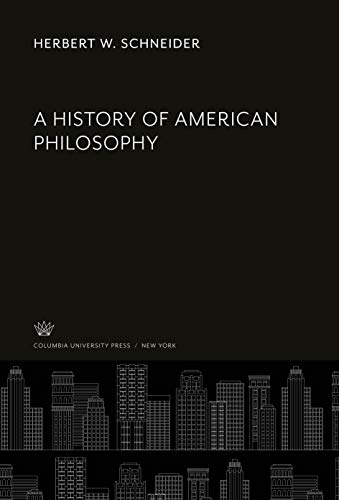 A History of American Philosophy
