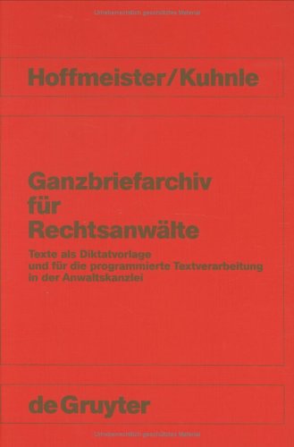 Ganzbriefarchiv für Rechtsanwälte