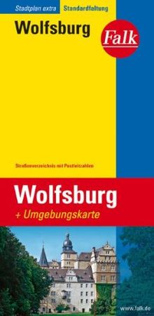 Falk Stadtplan Extra Standardfaltung Wolfsburg