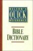 Nelson's Quick Reference Bible Dictionary