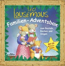 Leo Lausemaus Familien-Adventsbox: zum Basteln, Backen und Singen