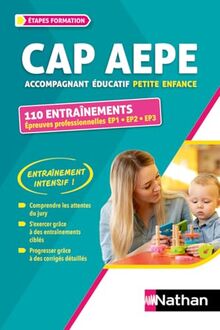CAP Accompagnement éducatif petite enfance 110 entraînements Epreuves professionnelles EP1 EP2 EP3 2024-2025 de Rebih, Louisa | Livre | état très bon