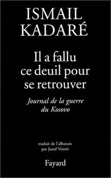 Il a fallu ce deuil pour se retrouver : journal de la guerre du Kosovo