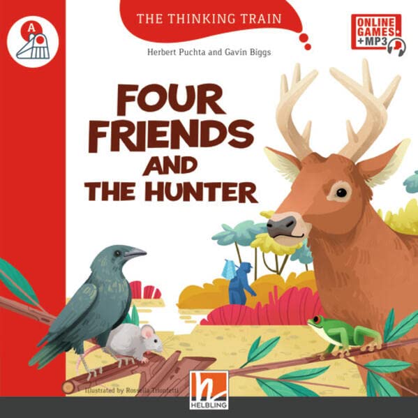 Four Friends and the Hunter, mit Online-Code: The Thinking Train, Level a