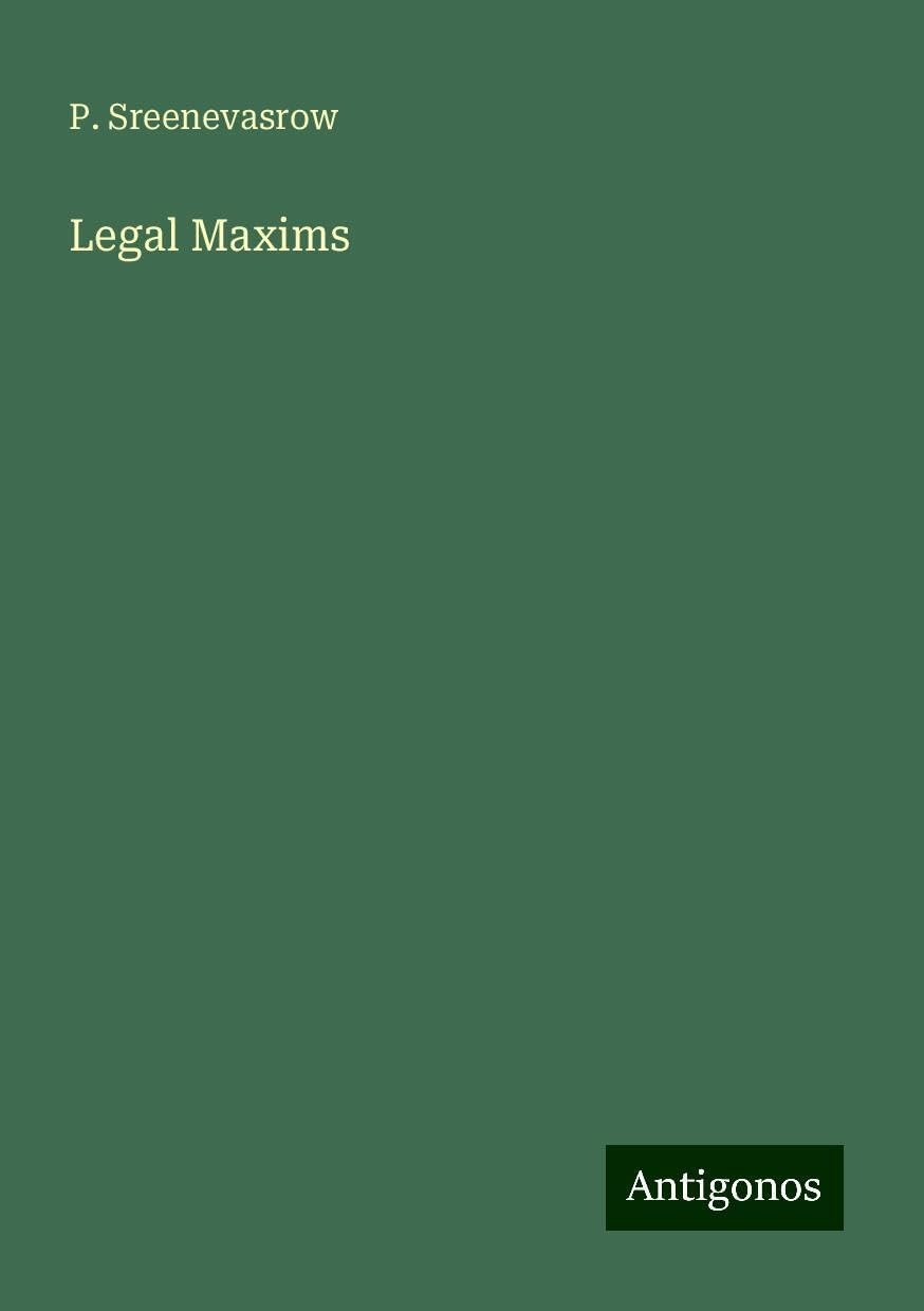 Legal Maxims