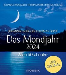 Das Mondjahr 2024 - Abreißkalender: Das Original