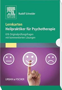 Lernkarten Heilpraktiker für Psychotherapie: 616 Originalprüfungsfragen mit kommentierten Lösungen