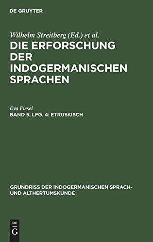 Etruskisch (Grundriss der indogermanischen Sprach- und Althertumskunde, II)