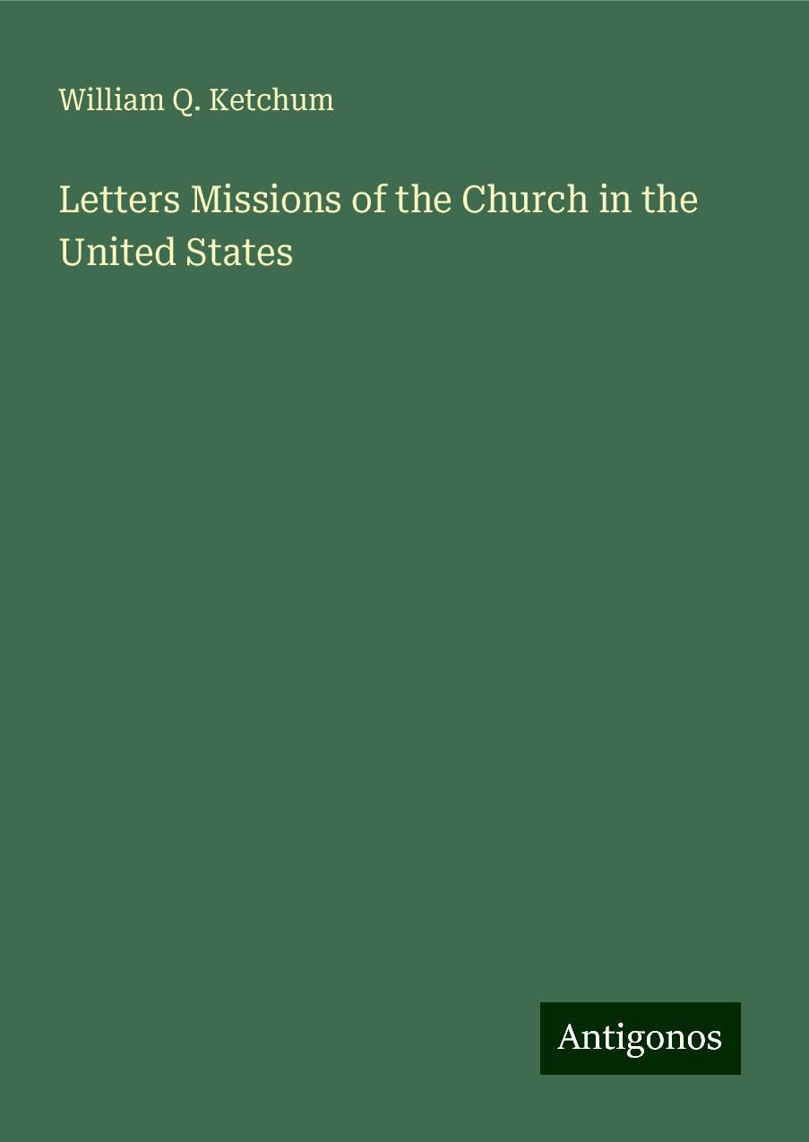 Letters Missions of the Church in the United States