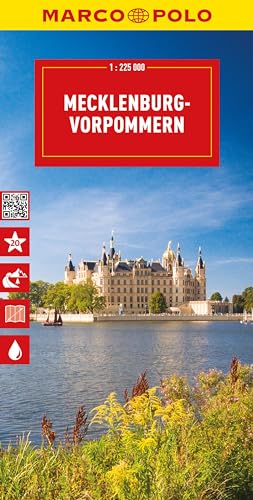 MARCO POLO Reisekarte Deutschland 02 Mecklenburg-Vorpommern 1:225.000: wegenkaart 1:200.000