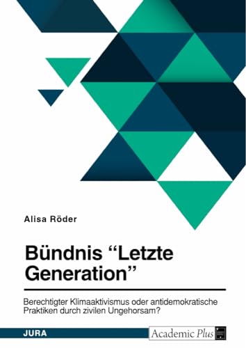 Bündnis Letzte Generation. Berechtigter Klimaaktivismus oder antidemokratische Praktiken durch zivilen Ungehorsam?