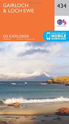Gairloch and Loch Ewe 1 : 25 000 (OS Explorer Map)