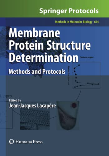 Membrane Protein Structure Determination: Methods and Protocols (Methods in Molecular Biology, Band 654)