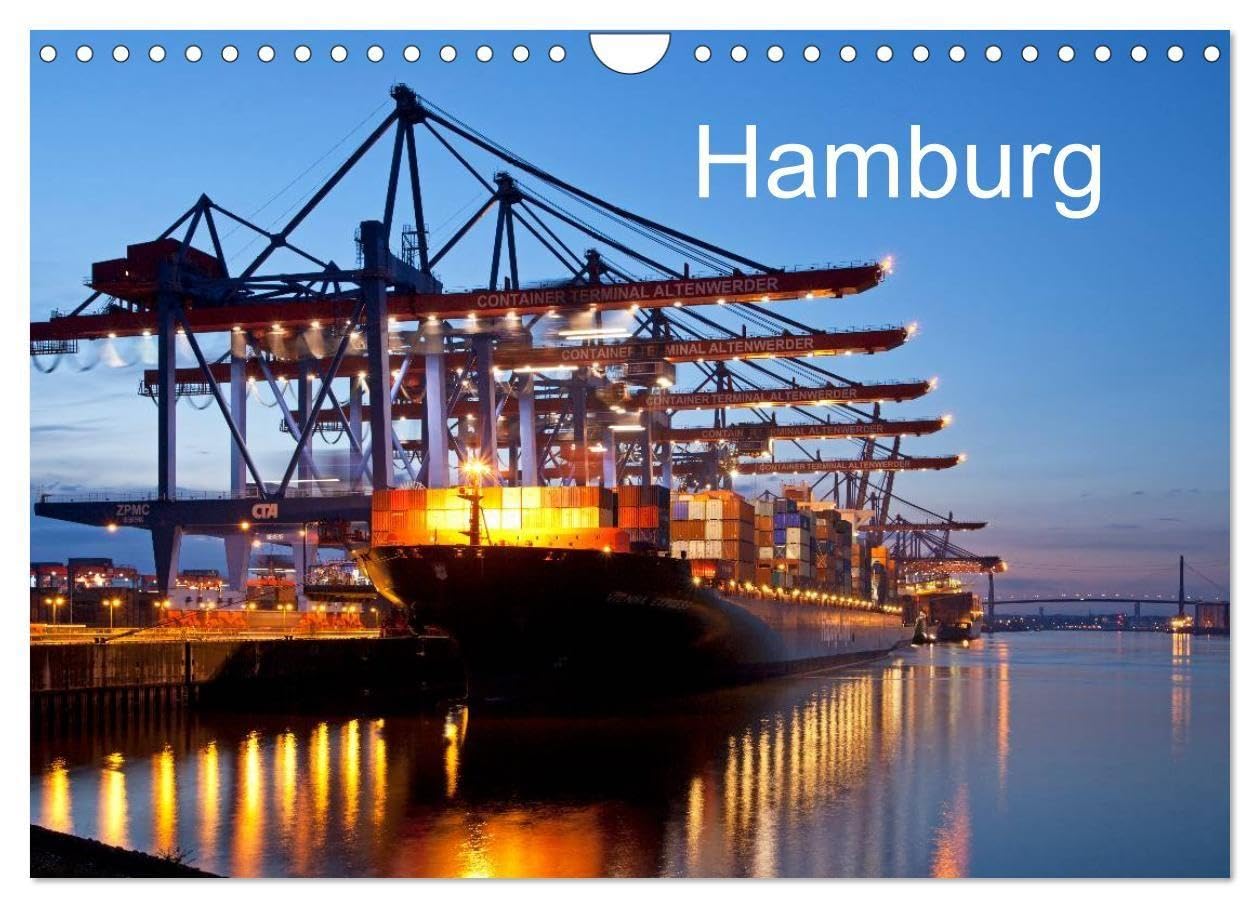 Hamburg / UK-Version (Wall Calendar 2027 DIN A4 landscape), CALVENDO 12 Month Wall Calendar