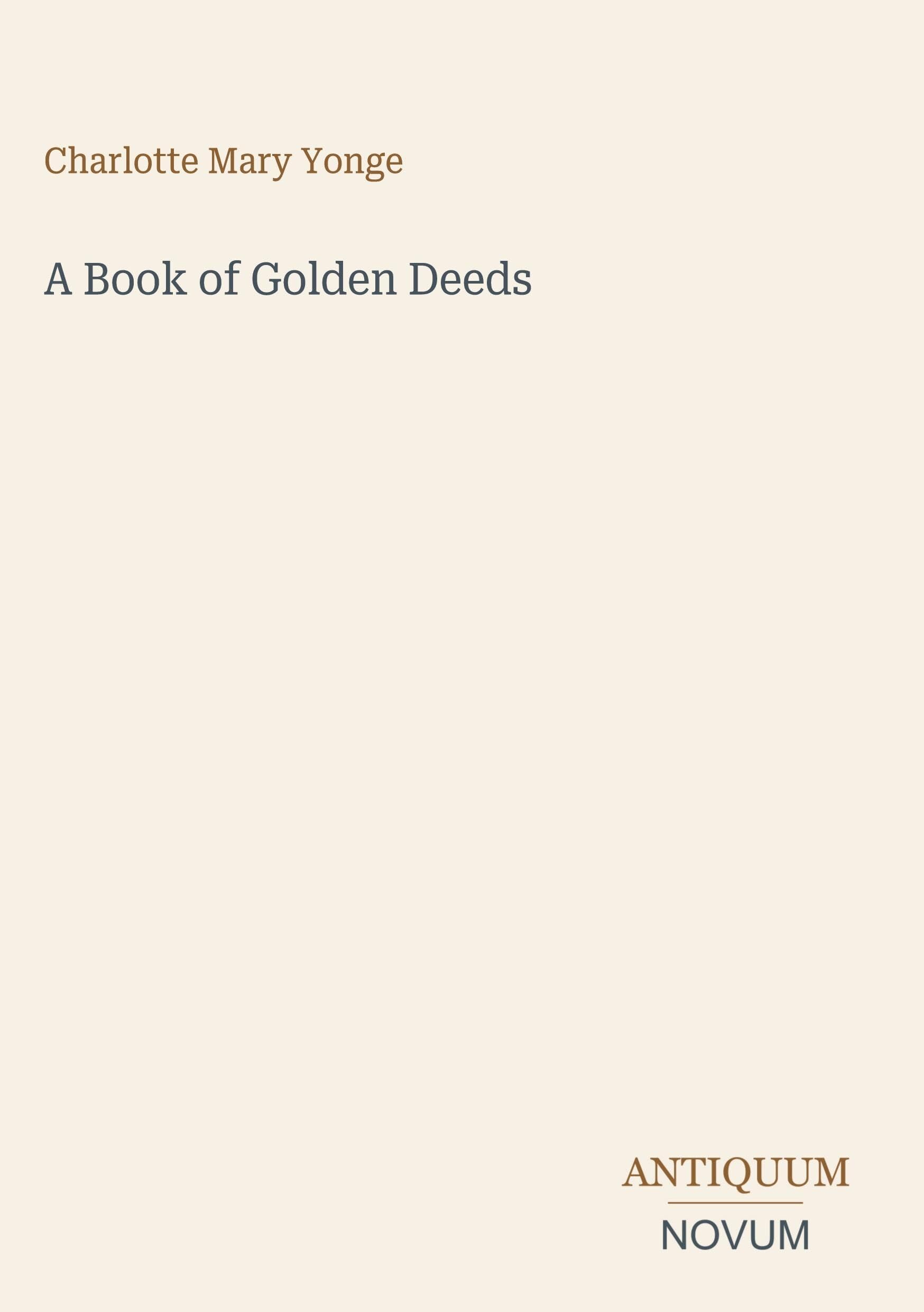 A Book of Golden Deeds
