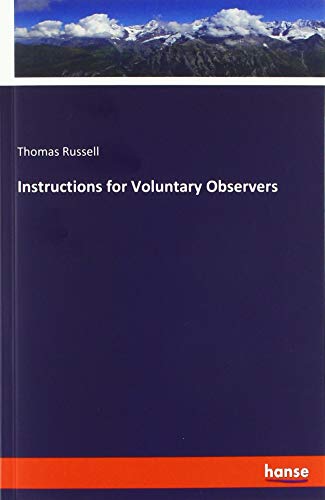 Instructions for Voluntary Observers