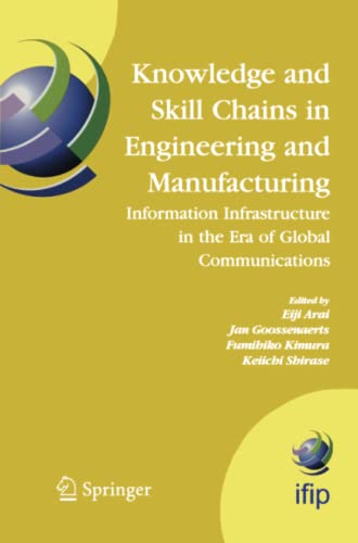 Knowledge and Skill Chains in Engineering and Manufacturing: Information Infrastructure in the Era of Global Communications (IFIP Advances in Information and Communication Technology, Band 168)