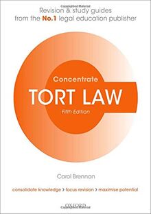 Tort Law Concentrate: Law Revision and Study Guide
