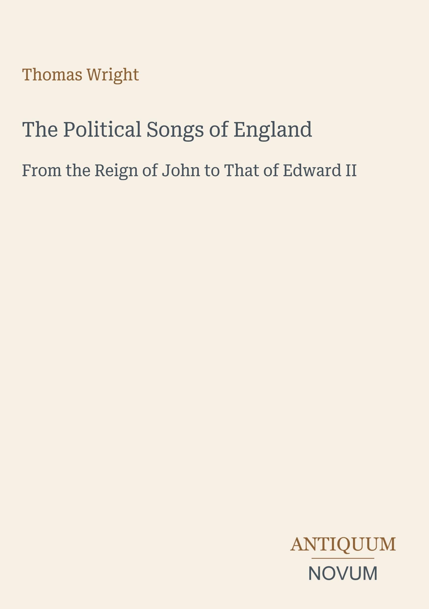 The Political Songs of England