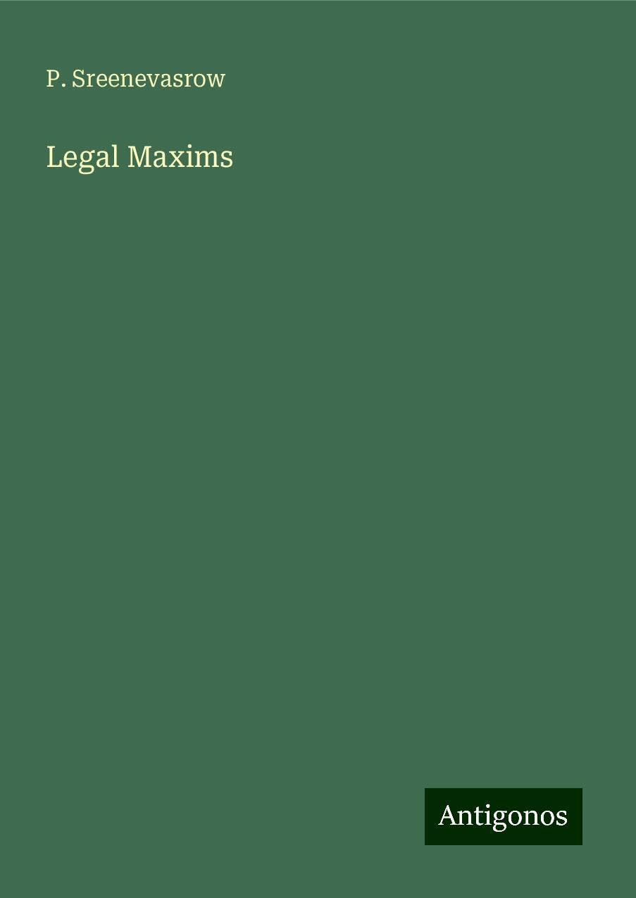 Legal Maxims