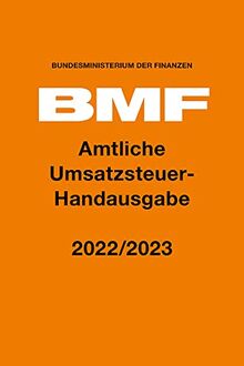 Amtliche Umsatzsteuer-Handausgabe 2022/2023 von Richard Boorberg Verlag | Buch | Zustand gut