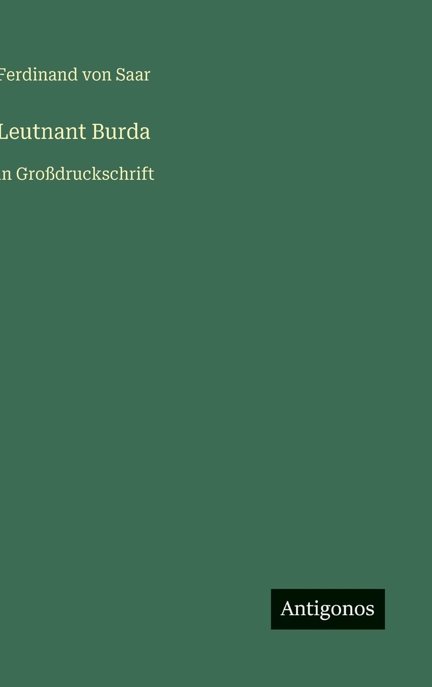 Leutnant Burda: in Großdruckschrift