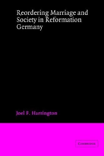 Reordering Marriage & Soc Germany