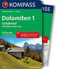 Dolomiten 1, Grödental - Villnößtal - Seiser Alm: Wanderführer mit Extra Tourenkarte zum Mitnehmen.