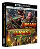 Jumanji 2 films : bienvenue dans la jungle ; next level 4k ultra hd [Blu-ray] 