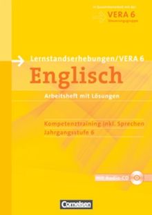 Vorbereitungsmaterialien für VERA - Englisch: 6. Schuljahr - Arbeitsheft mit Hör-CD