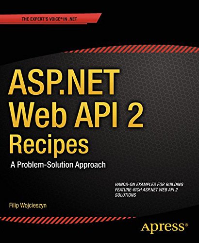 Filip Wojcieszyn Asp.Net Web Api 2 Recipes, A Problem-Solution Approach (Recipes Apress)