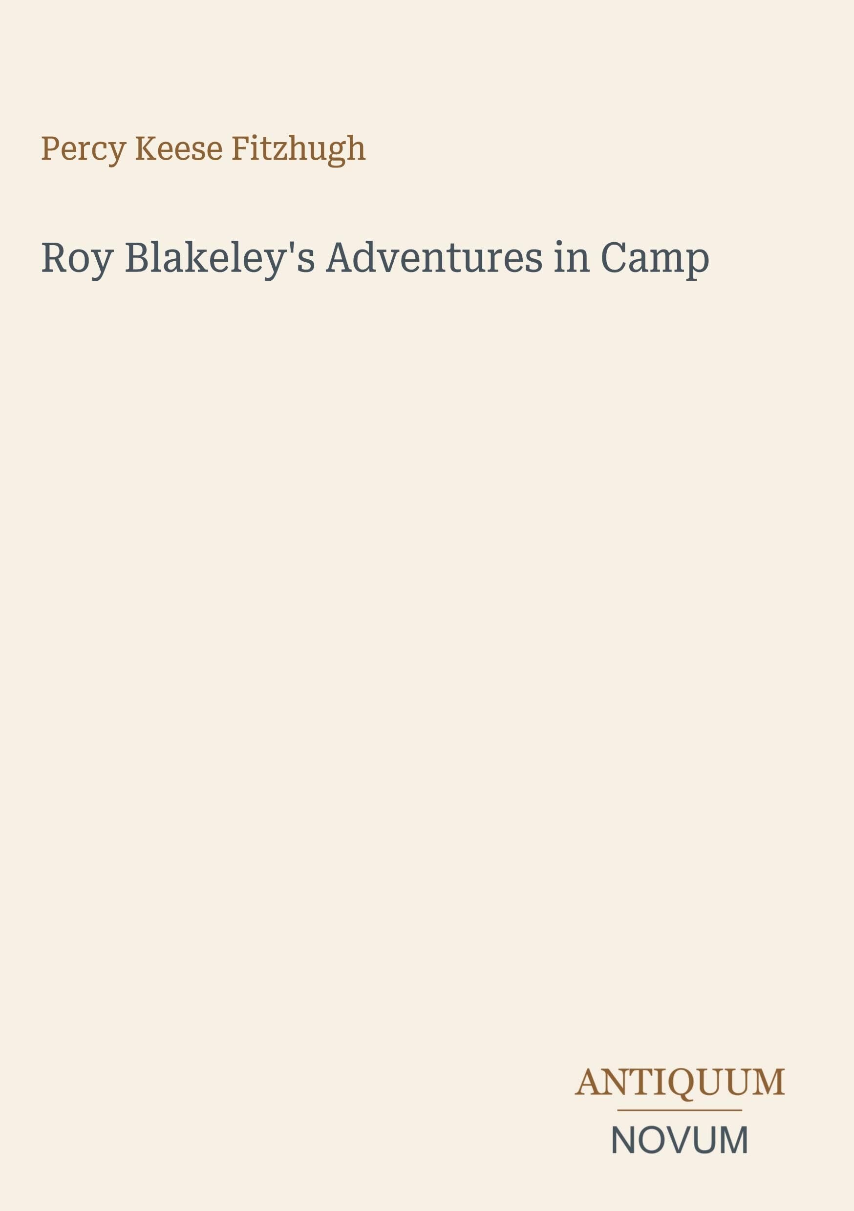 Roy Blakeley's Adventures in Camp