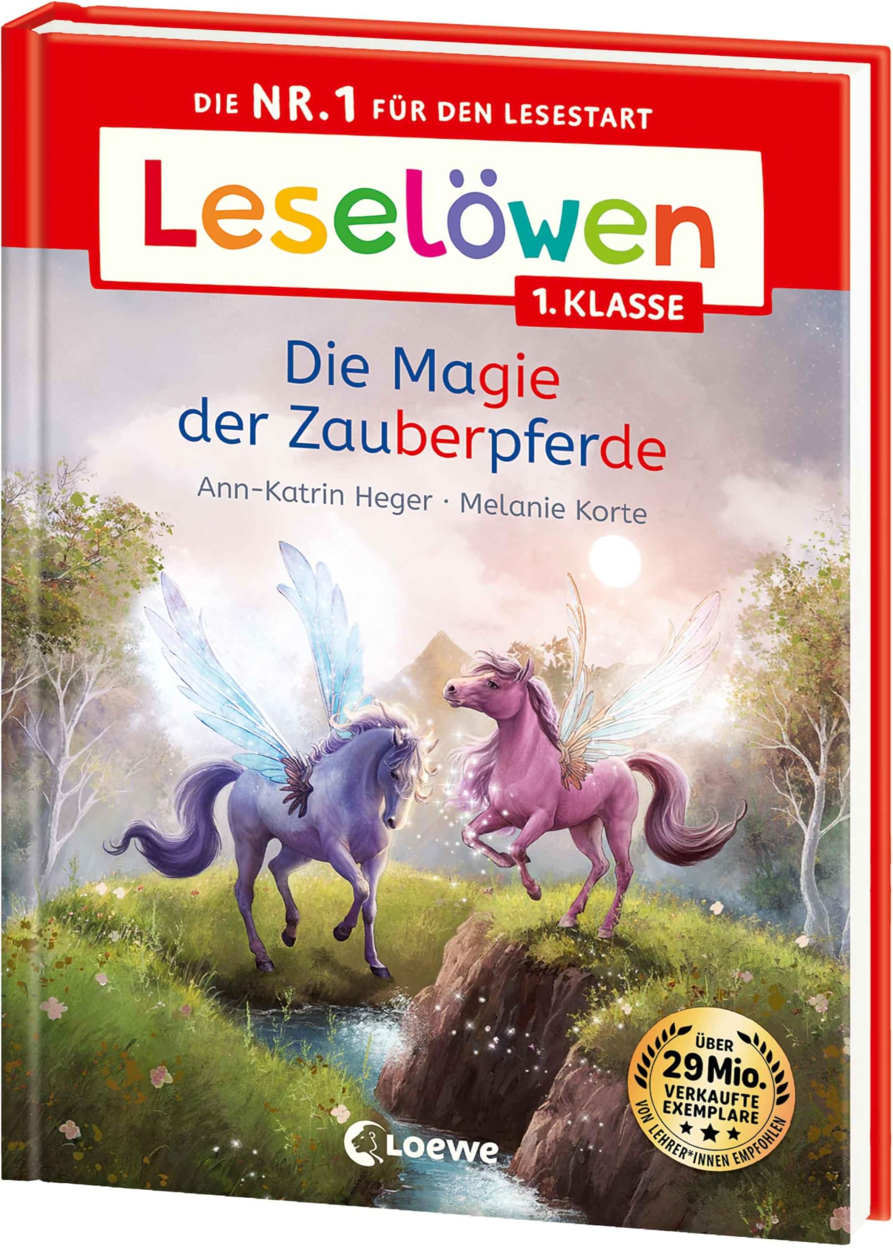 Leselöwen 1. Klasse - Die Magie der Zauberpferde: Die Nr. 1 für den Lesestart - Mit Leselernschrift ABeZeh - Erstlesebuch für Kinder ab 6 Jahren