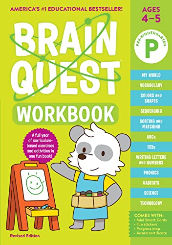 Workman Publishing Brain Quest Workbook, Pre-K Revised Edition (Brain Quest Workbooks)