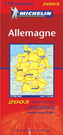 Michelin Germany Map No. 718(984), 16th Edition: Jura (Cartes Nationales)