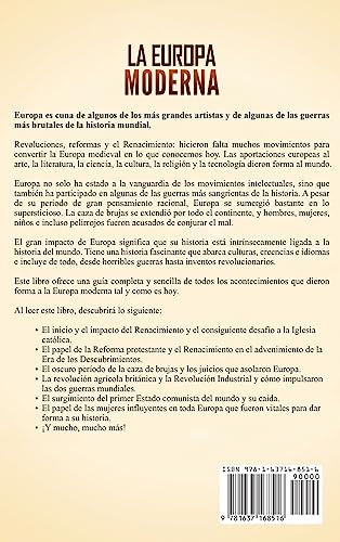 La Europa Moderna: Una guía fascinante de la historia europea, desde el final de la Edad Media hasta nuestros días