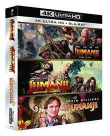 Jumanji trilogie : jumanji ; bienvenue dans la jungle ; next level 4k ultra hd [Blu-ray] 