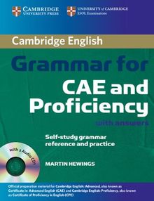 Cambridge Grammar for CAE and Proficiency: Book with answers and Audio-CD