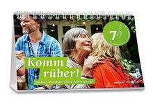 Fastenkalender 2024: Tischkalender: Komm rüber! 7 Wochen ohne Alleingänge: Inspirierende Fotos, Texte und Bibelzitate. Kalender zur Fastenaktion der Evangelischen Kirche